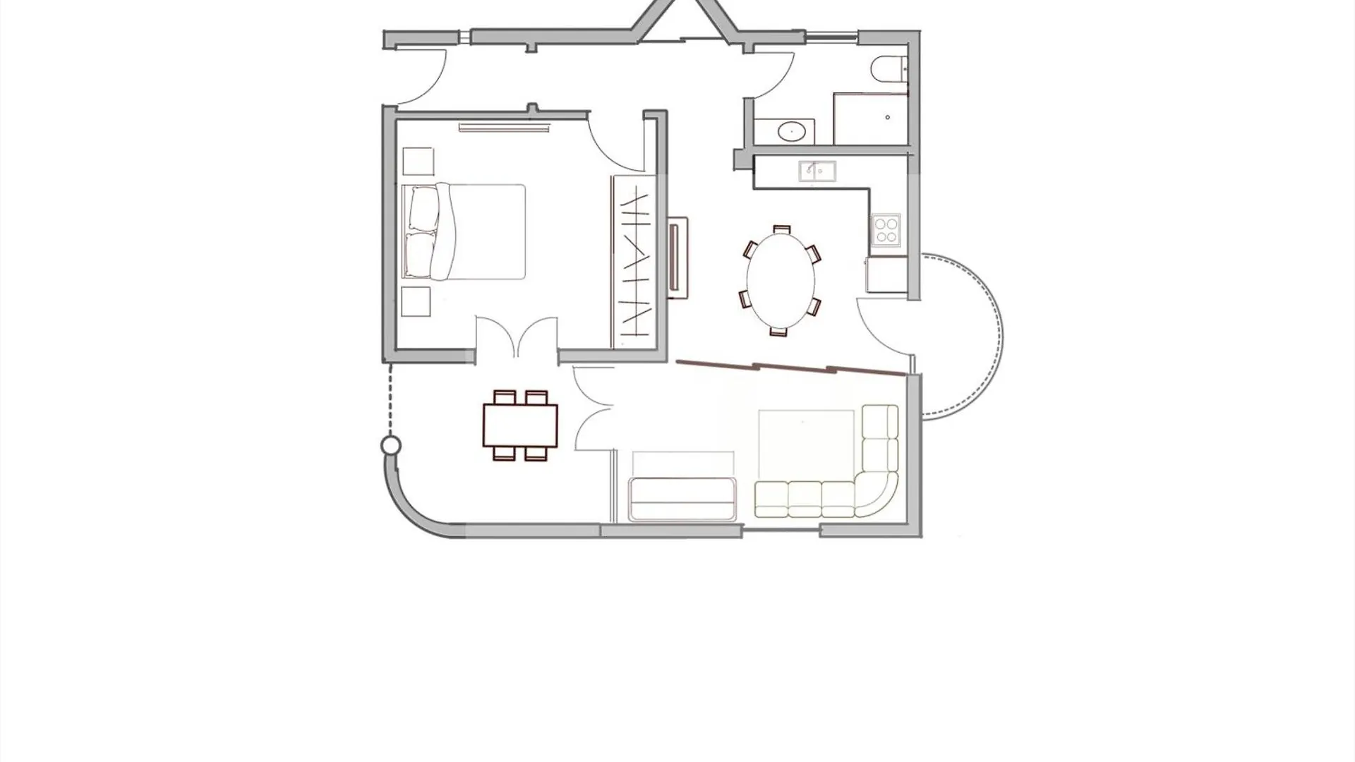 Apartment Burle With Balcony Medulin 0*,